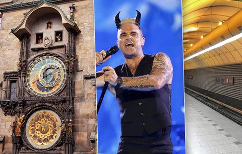 Co čeká Prahu v roce 2017: Oprava orloje, Robbie Williams i zavření metra