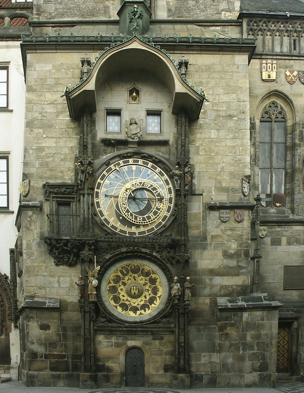 Orloj na Staroměstském náměstí.