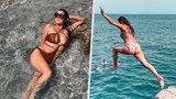 Ornella vyrazila na dovolenou bez dětí: Prsa, moře, relax!