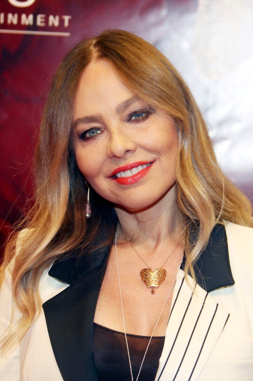 Ornella Muti na premiéře muzikálu Love Never Dies.