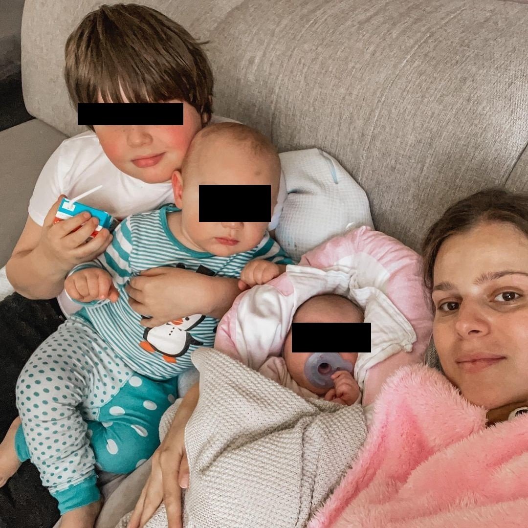 Ornella Koktová a její milované děti.