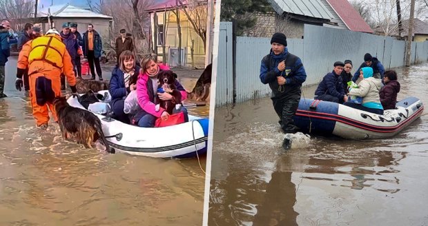 Katastrofa na řece Ural: Už 4000 evakuovaných kvůli záplavám, rafinérie v Orsku mimo provoz