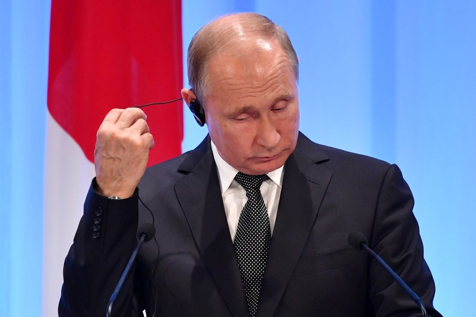 Prezident Ruska Vladimir Putin na summitu v japonské Ósace