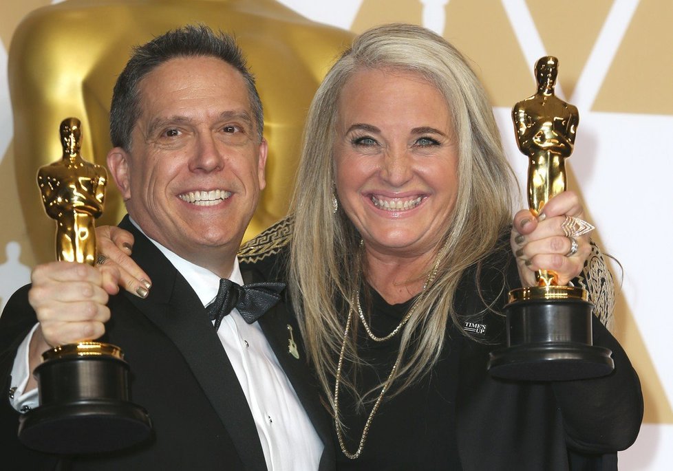 Lee Unkrich a Darla K. Anderson vyhráli Oscara za animovaný film Coco