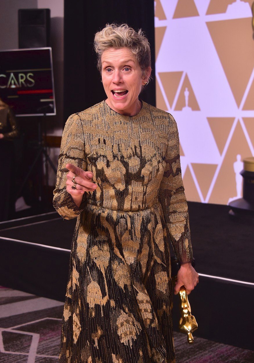 Frances McDormand vyhrála Oscara za nejlepší ženský výkon v hlavní roli ve filmu Tři billboardy kousek od Ebbingu