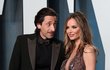 Oscar 2022: Adrien Brody a Georgina Chapman