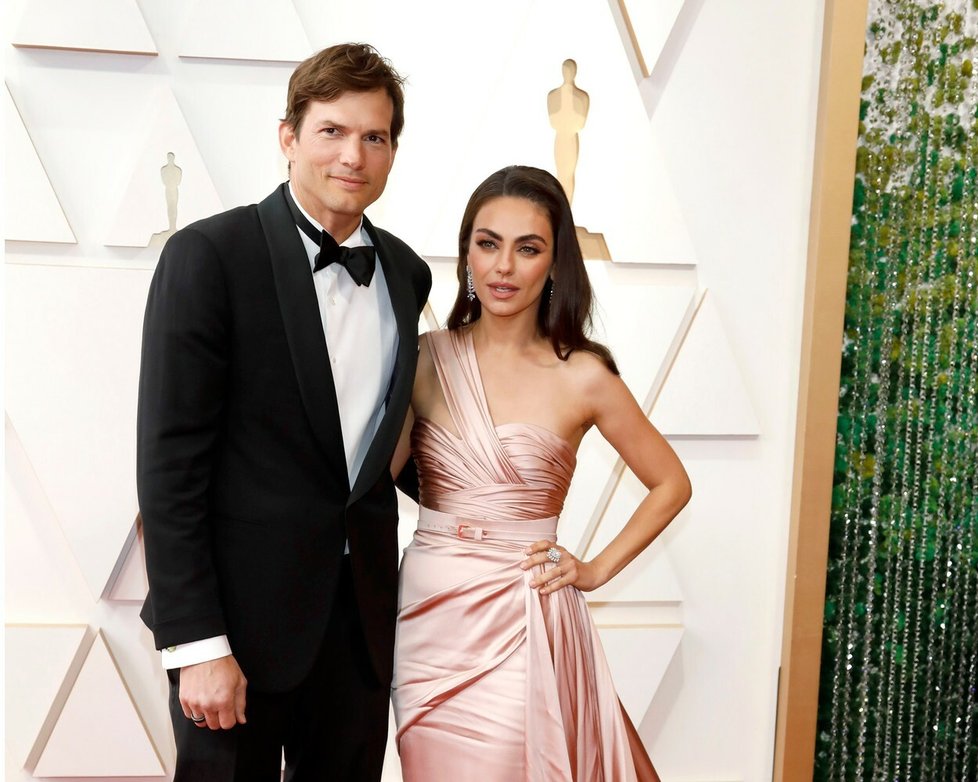 Oscar 2022: Aston Kutcher a Mila Kunis