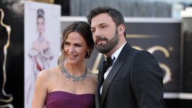 Oscarový Ben Affleck s manželkou Jennifer Garner.