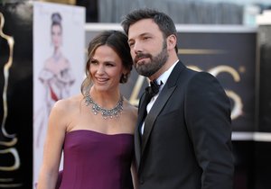 Oscarový Ben Affleck s Jennifer Garnerovou, s níž se před rokem rozvedl.