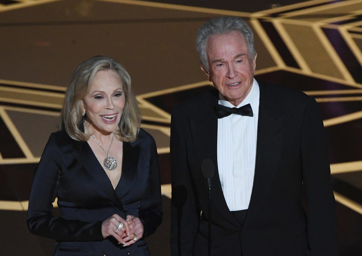 Warren Beatty a Faye Dunaway předávali Oscara nejlepšímu filmu
