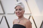 Lady Gaga na předávání Oscarů za rok 2018.