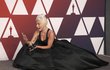 Lady Gaga na předávání Oscarů za rok 2018.