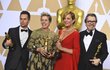 Sam Rockwell (49), Tři billboardy kousek za Ebbingem – nejlepší herec v hlavní roli. Frances McDormand (60), Tři billboardy kousek za Ebbingem – nejlepší herečka v hlavní roli. Allison Janney (58), Já, Tonya – nejlepší herečka v hlavní roli. Gary Oldman (59), Nejtemnější hodina – nejlepší herec v hlavní roli