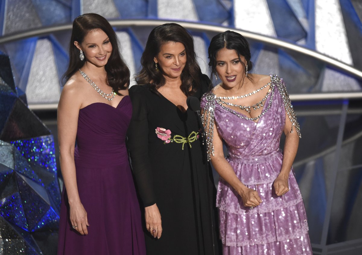 Ashley Judd, Annabella Sciorra a Salma Hayek hovořily o ponižování i znásilňování.