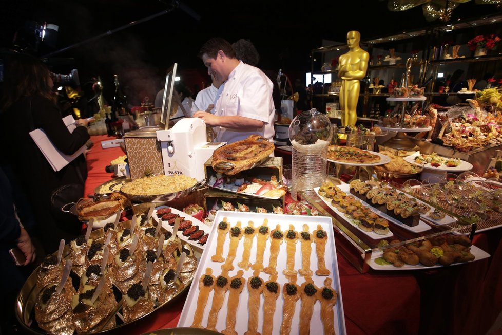 Příprava slavnostního menu na letošní předávání Oscarů