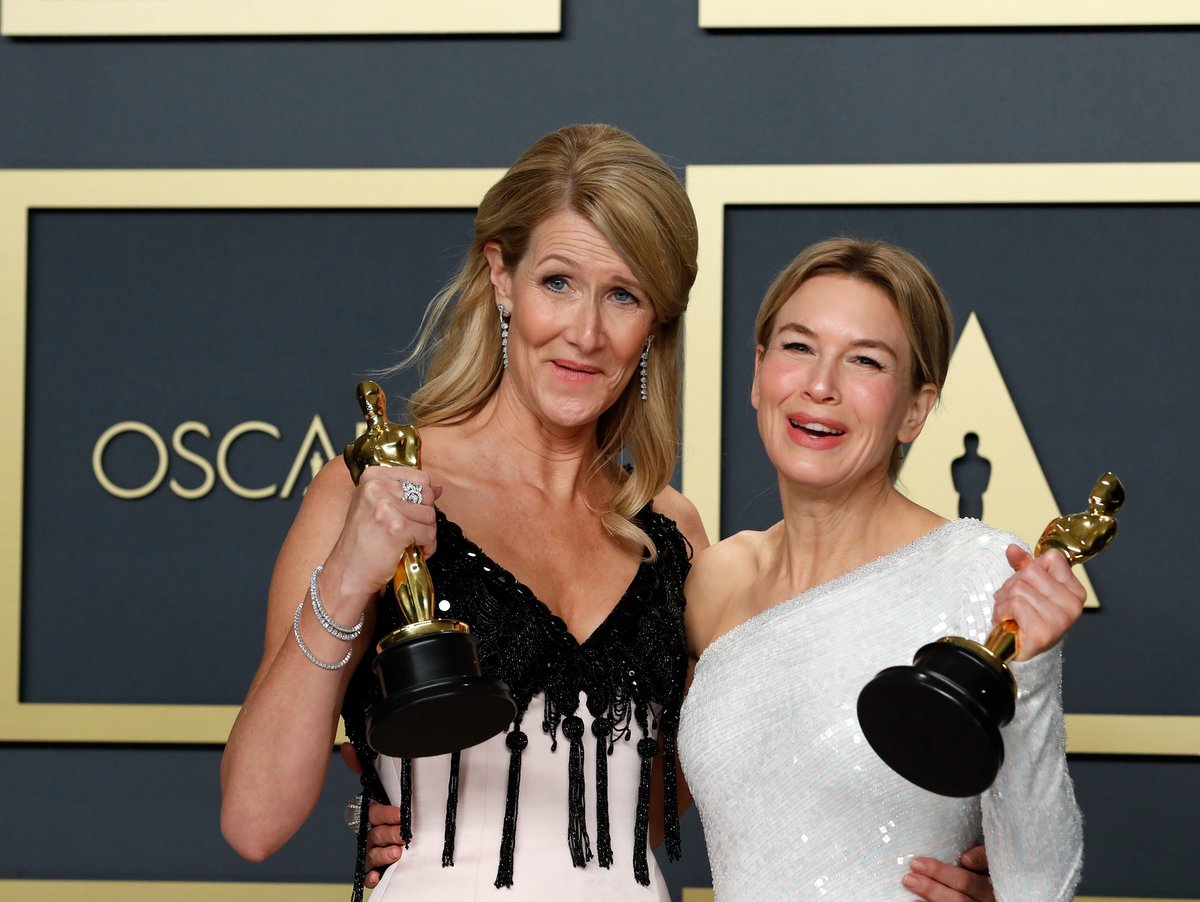 Držitelky &#34;ženských Oscarů&#34; Laura Dern a Renée Zellweger