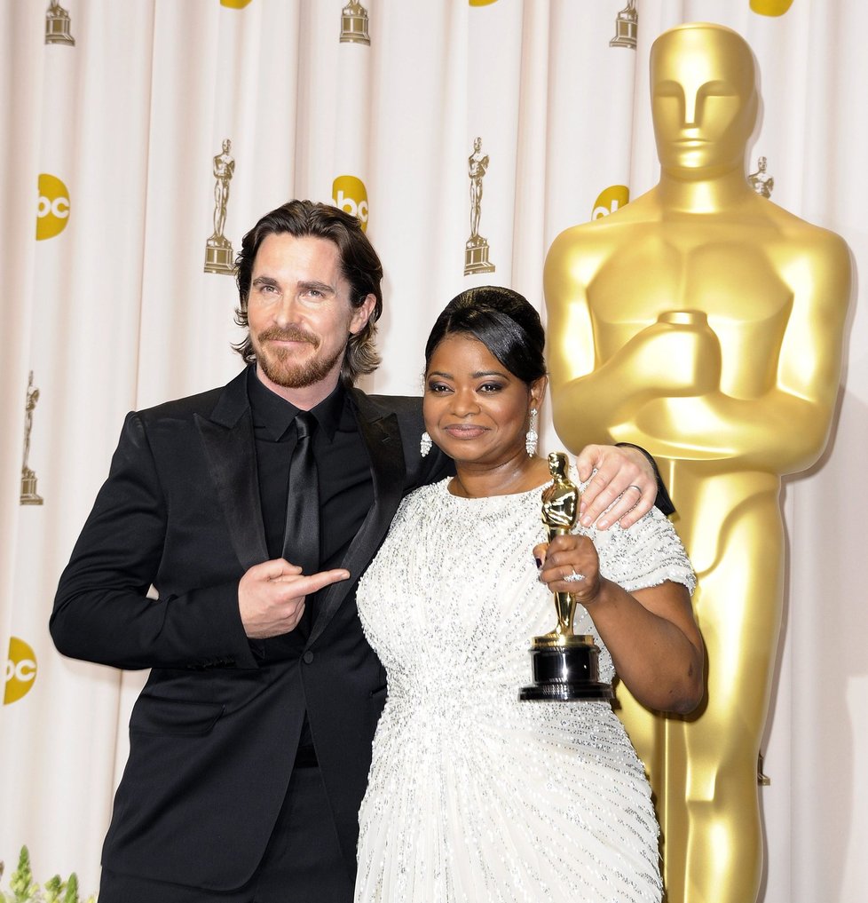 Christiane Bale předával Oscara za vedlejší herečku