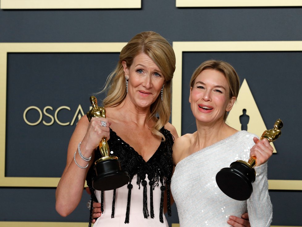 Držitelky &#34;ženských Oscarů&#34; Laura Dern a Renée Zellweger