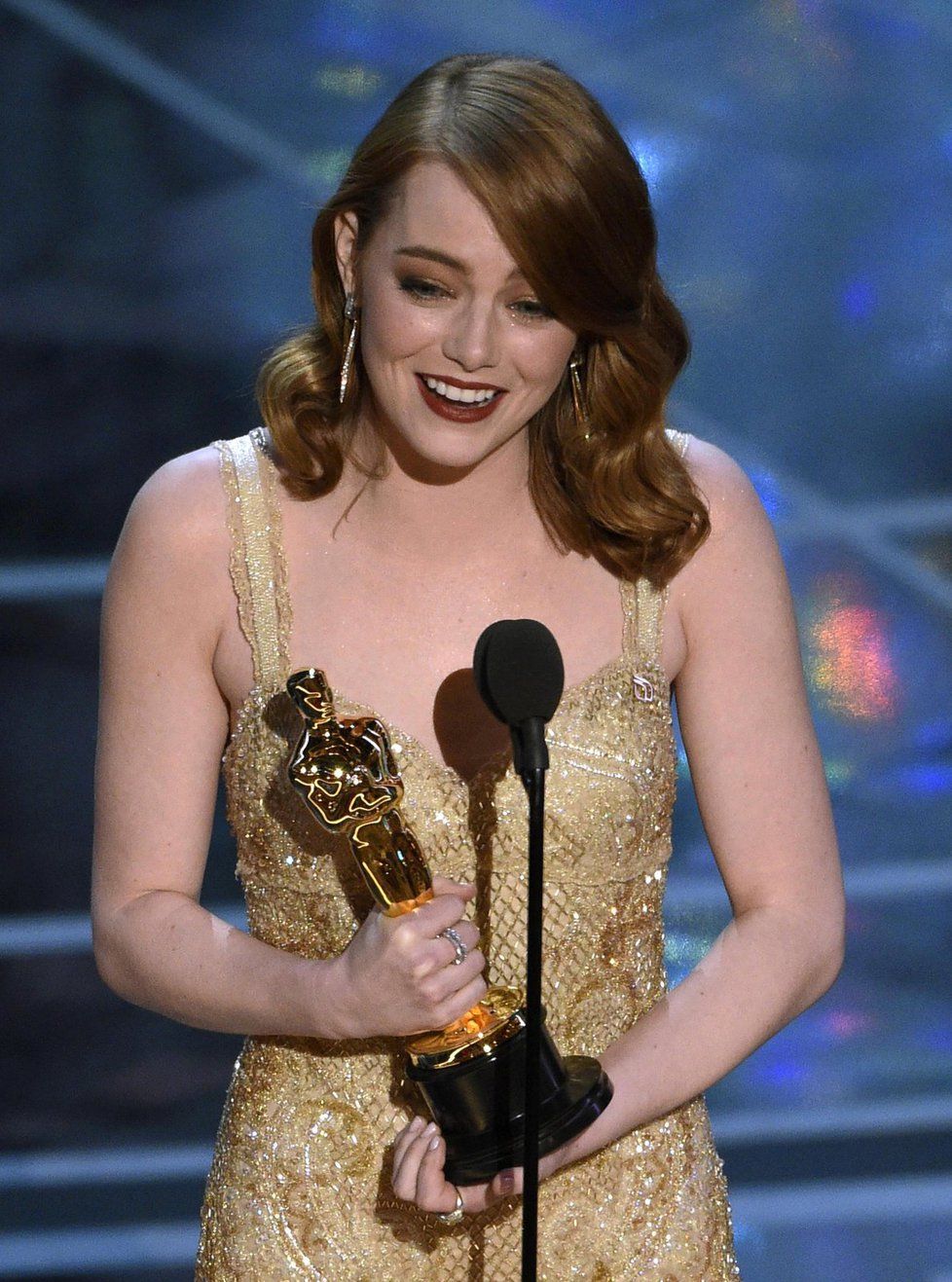 Emma Stone získala Oscara za nejlepší ženský herecký výkon v hlavní roli.