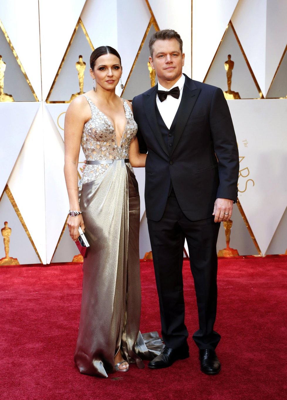 Matt Damon a manželka Luciana Barroso