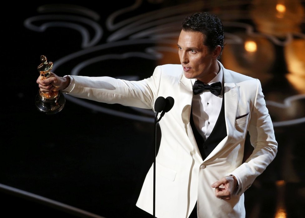 Matthew McConaughey získal podle očekávání Oscara za nejlepší mužský herecký výkon