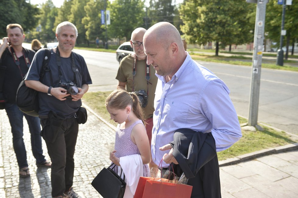 Oslava narozenin Martina Nejedlého na Hradě