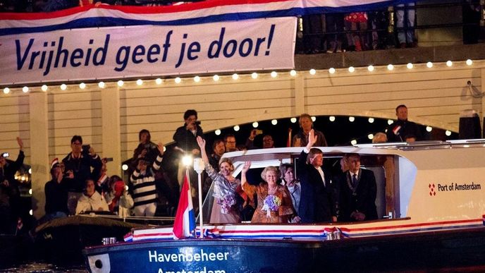 Oslava nového holandského krále