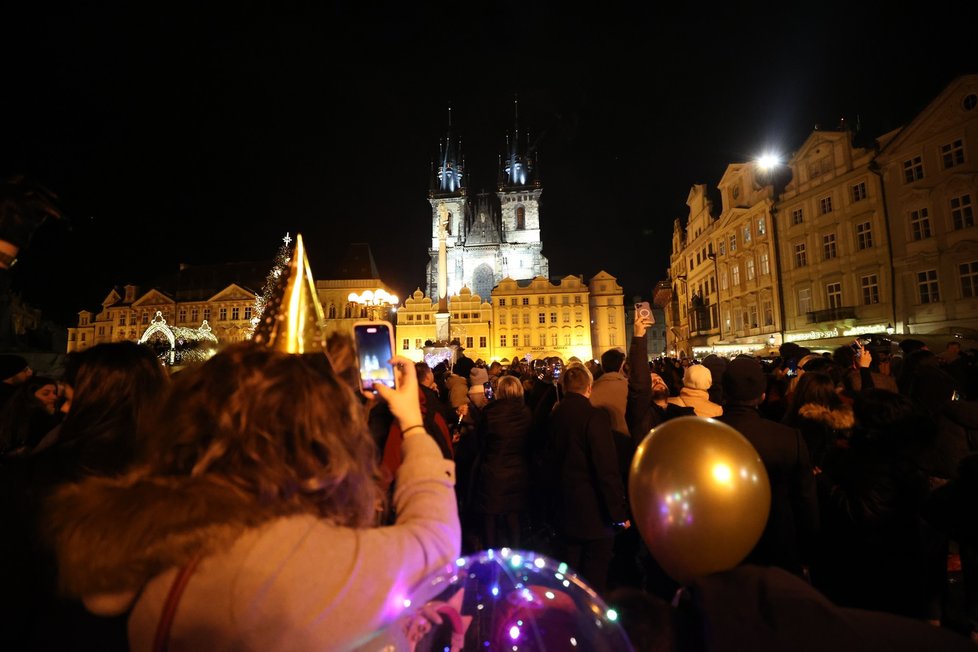 Oslava Silvestra 2021 v Praze