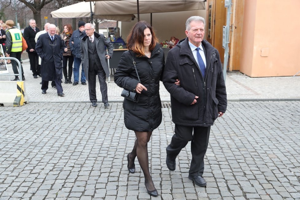 Příchody na oslavu konanou ku příležitosti sedmi let od inaugurace prezidenta Miloše Zemana na Pražském hradě (8. 3. 2020)