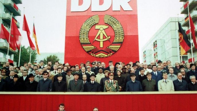 Oslavy 40 let existence NDR na podzim roku 1989 (archivní foto)