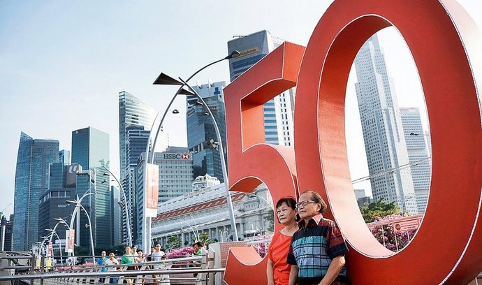 Oslavy 50 let od založení Singapuru