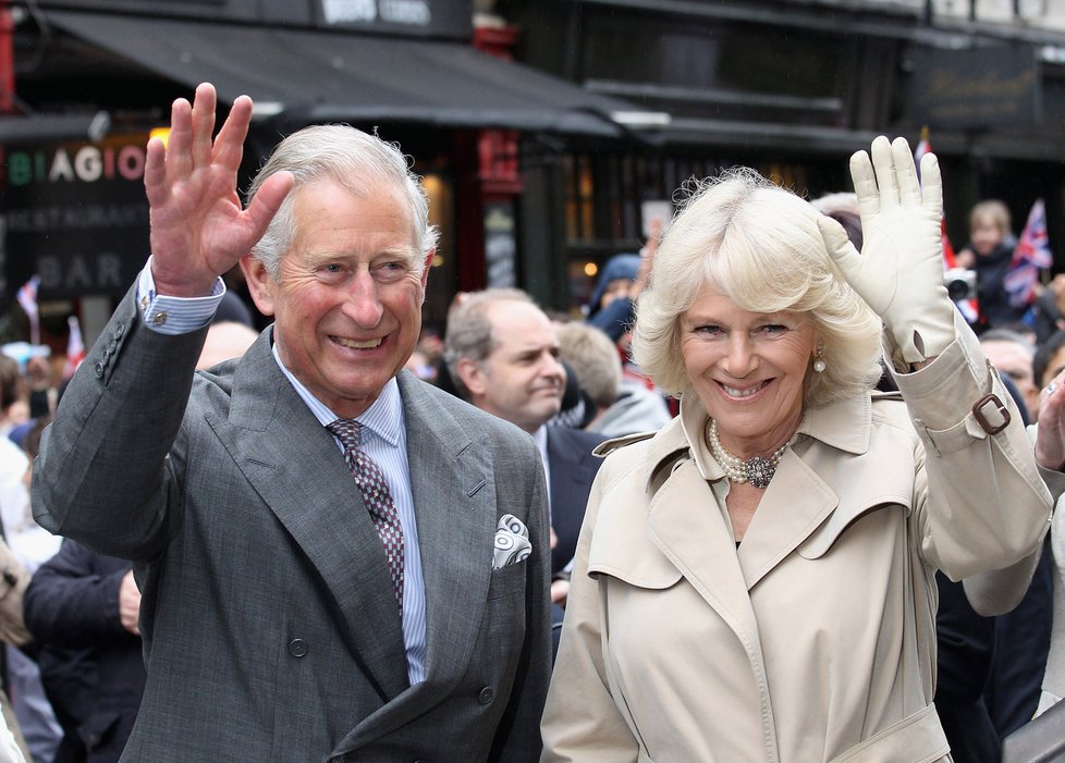 Camilla a Charles na oslavách