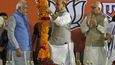 Oslavy budoucího indického premiéra Naréndra Módího v Dillí po vítězství ve volbách