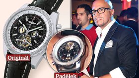 Návrhář Osmany Laffita nosí fejk: Machruje s falešnými hodinkami! Místo prestiže trapas!