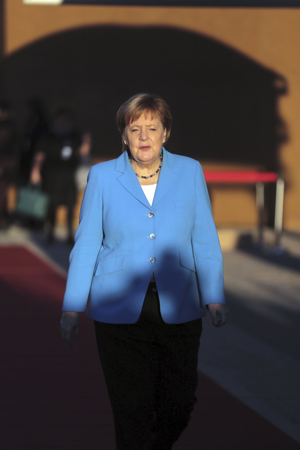 Německá kancléřka Angela Merkelová na konferenci OSN o migraci (9. 12. 2018)