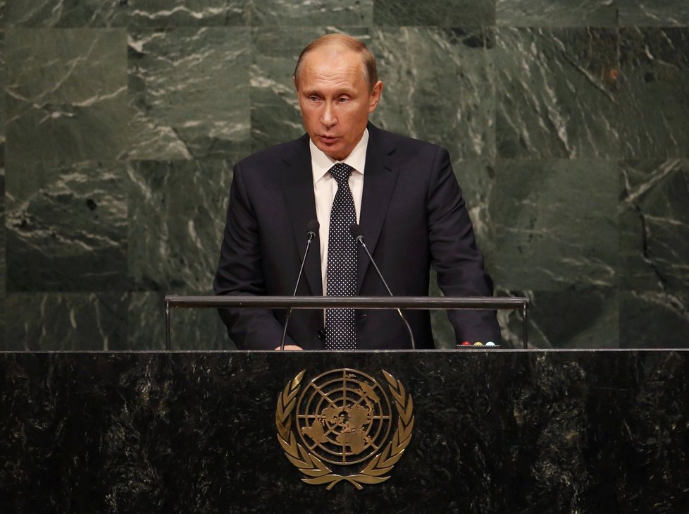 Vladimir Putin svým projevem tvrdě zaútočil na Západ.