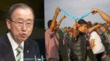 Práva a životy uprchlíků chce chránit OSN. „Průlom,“ říká Pan Ki-mun