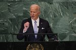 Americký prezident Joe Biden má projev na Valném shromáždění OSN (21. 9. 2022).