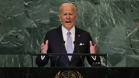 Americký prezident Joe Biden má projev na Valném shromáždění OSN (21. 9. 2022)