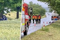 Strašné ráno u Starkoče: Řidič nepřežil střet s cisternou