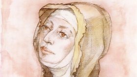 Ilustrace svaté Zdislavy