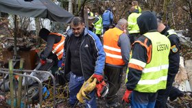 Ostrava začala vyklízet městečko bezdomovců v centru města.