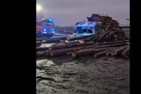 Nehoda na dálnici u Ostravy: Pět zraněných! Policie: Těžké ublížení na zdraví z nedbalosti