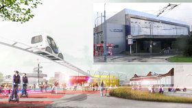 Vedle budovy hlavního nádraží v Ostravě by mělo vzniknout Muzeum MHD.