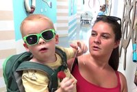 Filípek (2) trpí leukémií: Do nemocnice nemusí, léky si nosí na zádech!