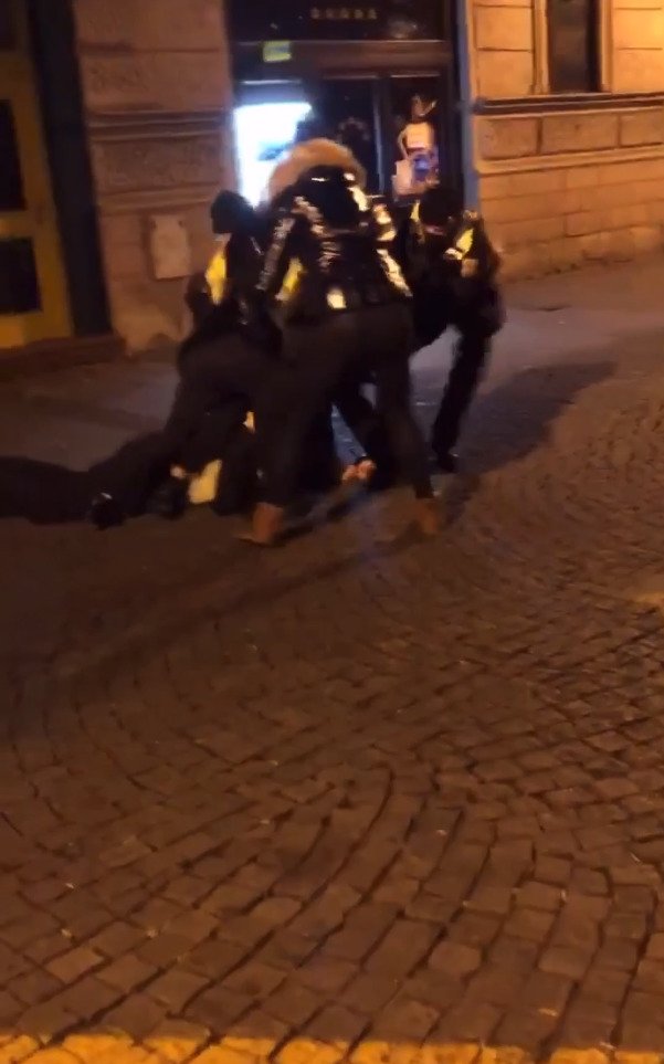 Incident v ulici Stodolní v Moravské Ostravě