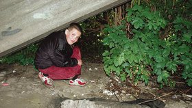 Přesně tady, pod mostem v Ostravě-Vítkovicích, se Dimitrij Kohl (11) skrýval a spal