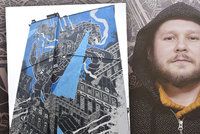 Obří Skok v Ostravě: Hvězda mural artu Mariusz „M-City“ Waras stvořil legendu