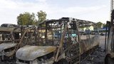 Obří požár v Ostravě zničil 12 autobusů! Škoda je 22 milionů