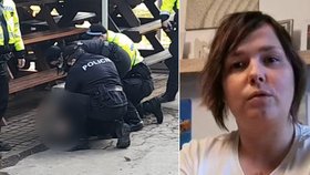 Tereza Kolářová (30) z Ostravy čelí vlně výhrůžek a nadávek. Ona je ženou, kterou policisté spoutali kvůli tomu, že si odmítla nasadit na veřejnosti v Ostravě roušku.
